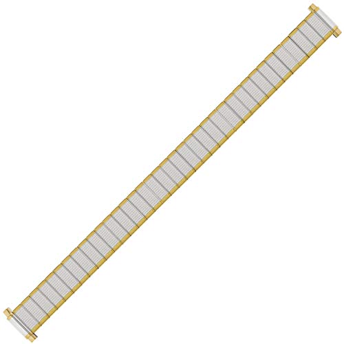 Kiiso Men's and Women's Steel, Two Tone and Yellow Braille Textured Style Metal