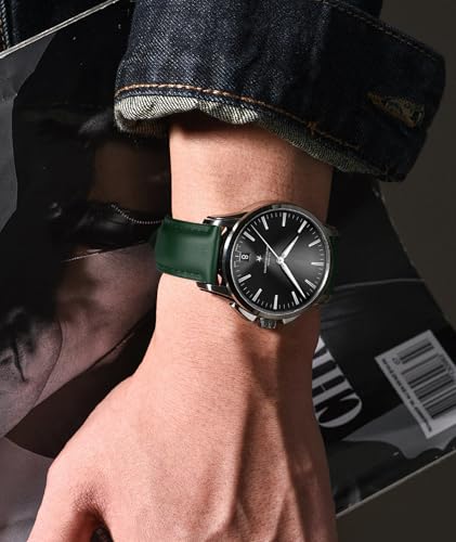 Image of BINLUN Leather Watch Bands Quick Release Premium Calfskin Replacement Watch Strap Multicolors Watchbands for Men Women 12mm 14mm 16mm 18mm 19mm 20mm 21mm 22mm