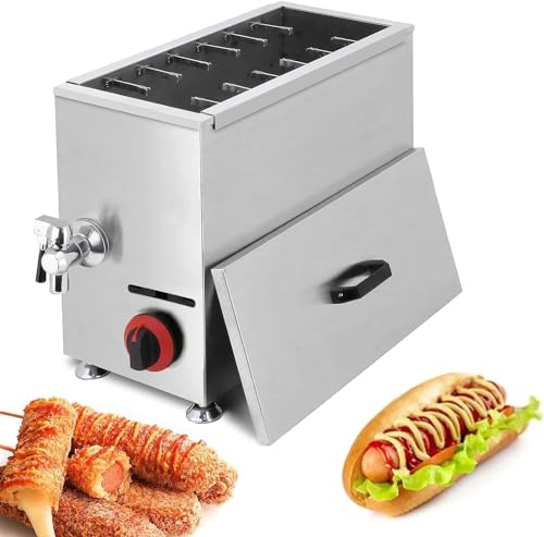 Kommerzielle Hot-Dog-Stick-Fritteuse mit Käse, perfekt für Restaurants, Hausküchen und Snackbars