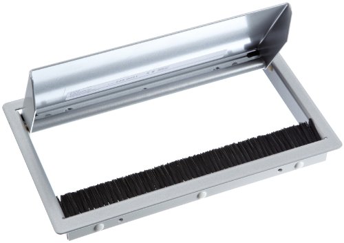 Cadre d'encastrement BACHMANN CONI COVER gris passe-câble table - 2