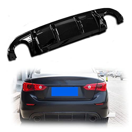 Diffuseur arrière Infiniti Q50 2014-2017 noir brillant style sport
