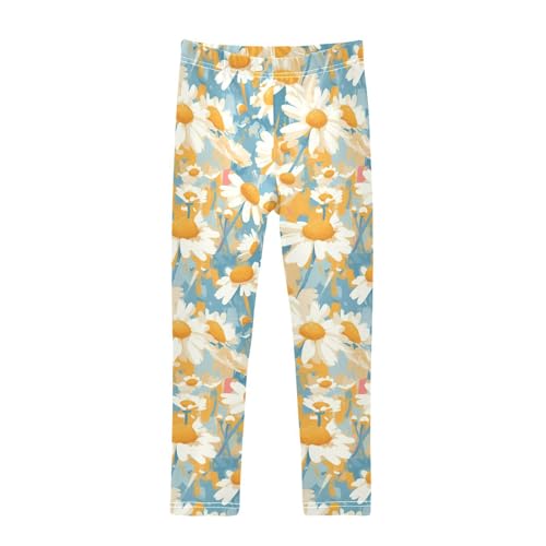 Daisy Toddler Girls' Leggings Fashion High Waisted Workout Pants Running