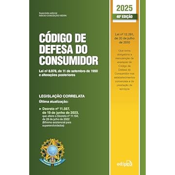 Capa do livro CÓDIGO DE DEFESA DO CONSUMIDOR 2025 - 40ª Edição Atualizada
