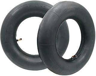 2 Pieces of 4.00-8" Heavy Duty Replacement Inner Tubes with TR-87 Bent Valve for Wheelbarrows, Mowers, Hand Trucks and More