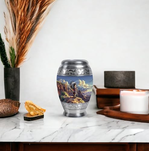 Image of Native American Urns for Human Ashes - Small Urns for Human Ashes Keepsake - Cremation Urn for Ashes - Urns for Ashes Adult Female Mother - Urns for Ashes Adult Female Mom(3 inch Pack of 4)
