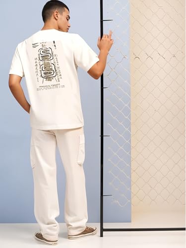 Image of Mack Jonney Oversized | Loose Fit | Half Sleeves 100% Cotton Round Neck Printed T-Shirt for Men-MACK208