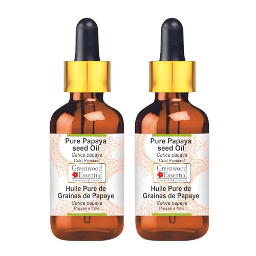 Huile de papaye pressée à froid Greenwood Essential contre le teint terne 100ml