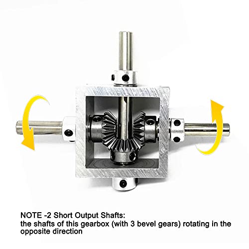 Pgfun 1:1 Right Angle Bevel Gearbox 1 Module 20 Teeth 90° Angle Drive Steering Gear Device Simple Mechanical Diy Module With 8Mm Shaft #TOP5
