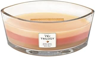 16 Ounces Cafe Sweets Woodwick New Trilogy Collection Hearthwick Flame Large Oval Jar 3 In 1 Scented Candle Jar Candles Home Kitchen