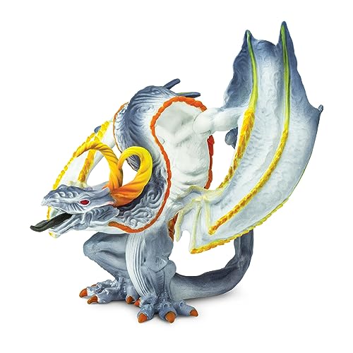 Safari Ltd. Smoke Dragon Figurine - Detailed 4.5" Model Figure - Mythical Toy for Boys, Girls and Kids Ages 3+