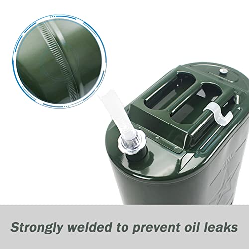 Évitez les pannes d'essence en métal jerrycan robuste pour stocker du diesel