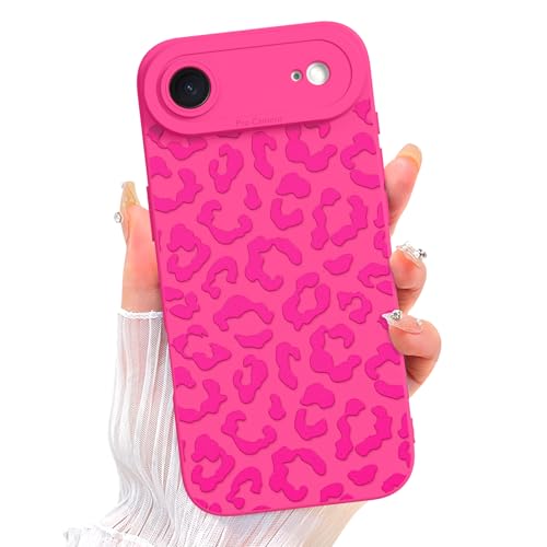 Image of ZIYE for iPhone Air Case Hot Pink Leopard Pattern Phone Case