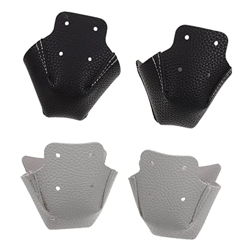 ibasenice 3sets Ice Skates Accessory Roller Skates Toe Covers Simple Design Comfortable Practical 2pairs*3