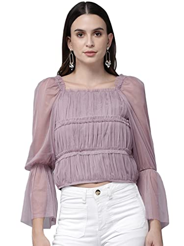 Image of Rare Women's Solid Regular Fit Blouse