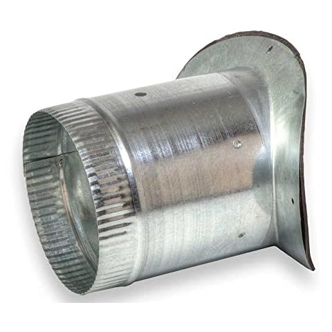 HVAC Premium Straight Saddle Stick on Take-Off | Galvanized Sheet Metal Round Pipe at Takeoff | 8" Air Tight Saddle Take Off 10" is Compatible with Duct 8" Cover