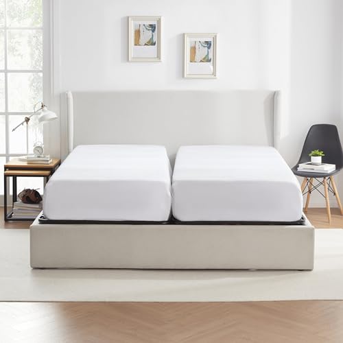 Image of Nestl Foldable Full Size Bed Frame, Platform Bed, Steel, Easy Tool Free Assembly, 14 Inches High, Full, Black