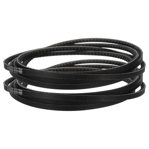 Courroies trapézoïdales 3VX1400 uxcell de haute précision en caoutchouc cranté robuste