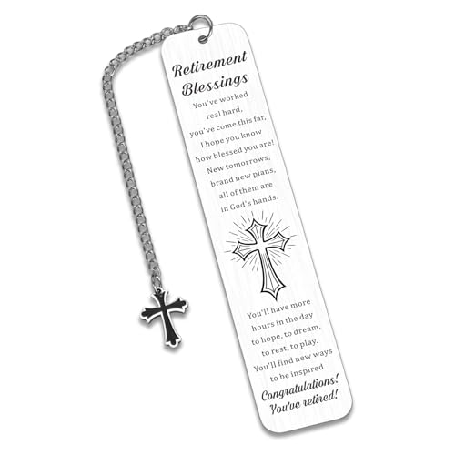 Christian Retirement Gift for Woman Man Happy Retired Going Away Leaving Farewell Gifts for Coworkers Women Men Retirement Blessings, Cool Retirement Gifts for Women Men Friends