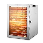 Food-Dehydrator Machine Adjustable Temperature 12 Trays 800W Food Dryer