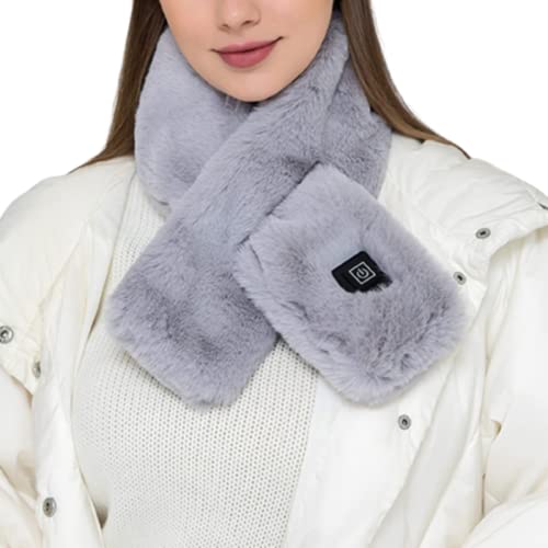 JIANGML Écharpe Chauffante Femme électrique d'hiver avec 3 Niveaux de Chauffage Écharpe Chauffant USB Réchauffeur de Cou Electrique Rechargeable Écharpe USB Chauffant Électrique pour Homme Cover