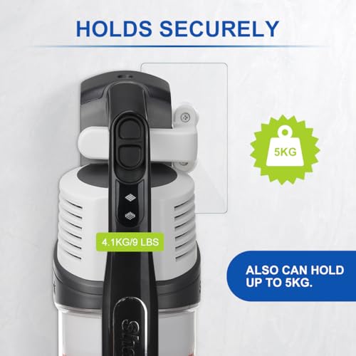 Image of LANMU Wall Mount Holder Compatible with Shark IX141 IZ362H IZ363HT IZ682H Pet Cordless Stick Vacuum, Ultracyclone CH951 CH901 and Dyson V10 V11 V12 V15 Outsize Vacuum