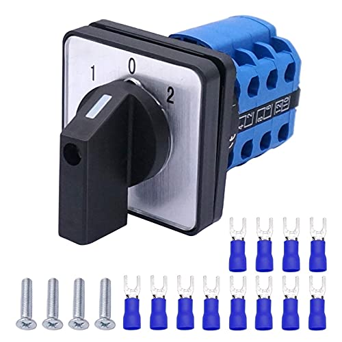 Commutateur de came rotatif ONECM 20A 5 positions interrupteur selecteur inverseur