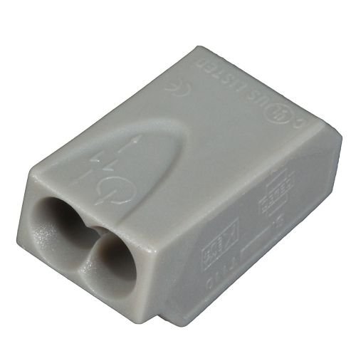 ViD® 1002251 Verbindungsklemmen/Steckklemmen grau 1,0-2,5 mm² 100 Stück