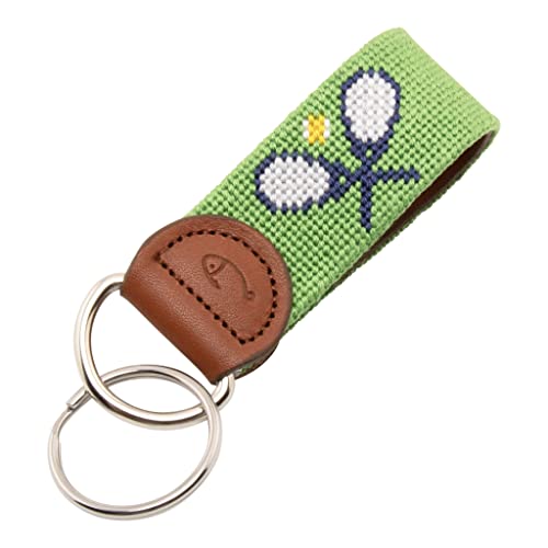 Huck Venture Tennis Needlepoint Key Fob & Keychain (Tennis)