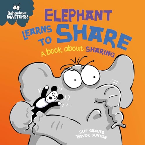 『Elephant Learns to Share - A book about sharing』のカバーアート
