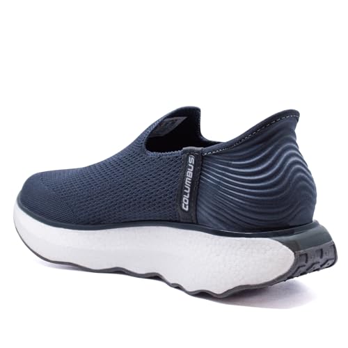 Image of Columbus FUTUREVIBE Foot Massager Rechargeable Mens Shoe| Sports Shoes|Walking Shoes|Moccasin Shoes for Men