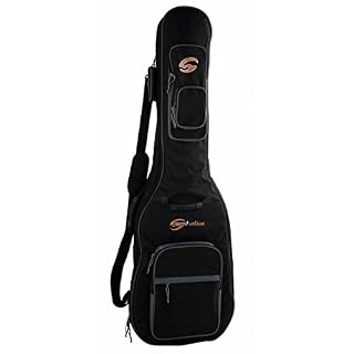 Soundsation SBG-30-AG Housse pour Guitare acoustique 30 mm Noir - Les Beatles, Paul McCartney, John Lennon, RIngo Starr, George Harrison