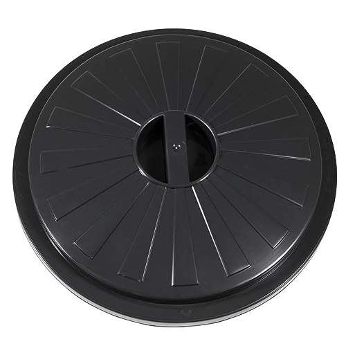 keeeper Supermax-Tonne mit Deckel, Polypropylen, 50 l, 50 x 55 x 50 cm, Mats, Graphit-Grau