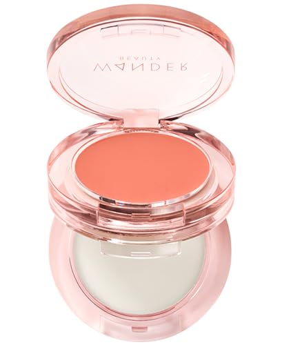 Wander Beauty Double Date Lip and Cheek - Suite Talker/Swipe - 4-in-1 Cream Blush & Lip Tint - Blush, Lip Moisturizer, Lip Balm, & Eye Gloss - Multitasking Eye, Cheek, and Lip Makeup With Green Tea