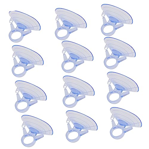 VALICLUD Ventosas Transparentes para Parasoles De Parabrisas 40 Unidades 4.5 Cm para Vidrio Automotriz Uso Automóvil y Hogar Almacenamiento Fácil