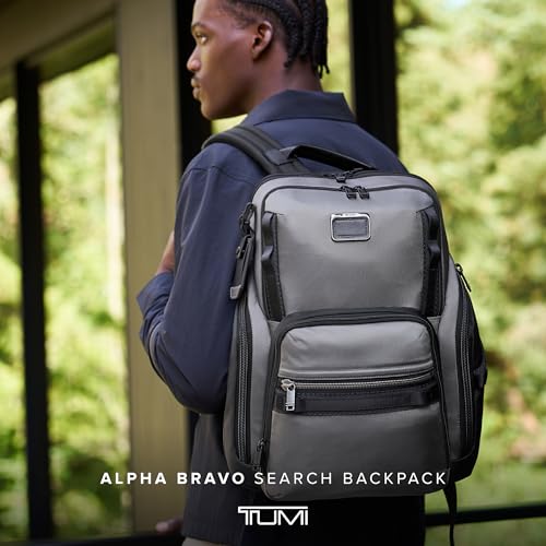 Image of TUMI - Alpha Bravo Search Backpack - Laptop Backpack for Men & Women - Backpack for Work & Travel - 17.0 inch X 14.0 inch X 8.3 inch - Charcoal