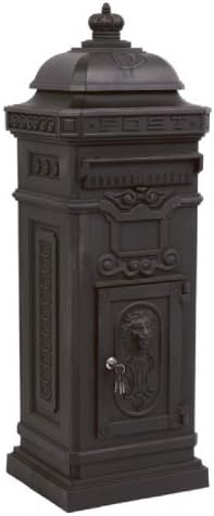 Nostalgia Antique Postbox Letterbox Alu Bench - Cast Anthracite