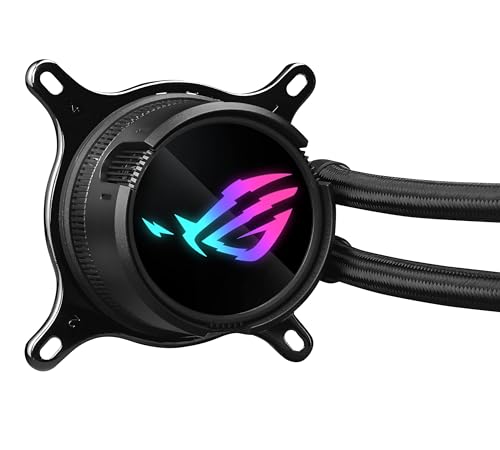 Miniatura 4 de ASUS ROG STRIX LC III 240 ARGB - Refrigerador líquido AiO con bloque de agua giratorio en 360°, bomba Gen7 v2 de Asetek, ventiladores ROG ARGB y más de 10 efectos de iluminación Aura personalizados