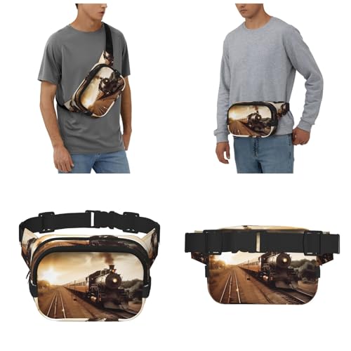 Sac banane avec sangles réglables et port poitrine ergonomique - 6