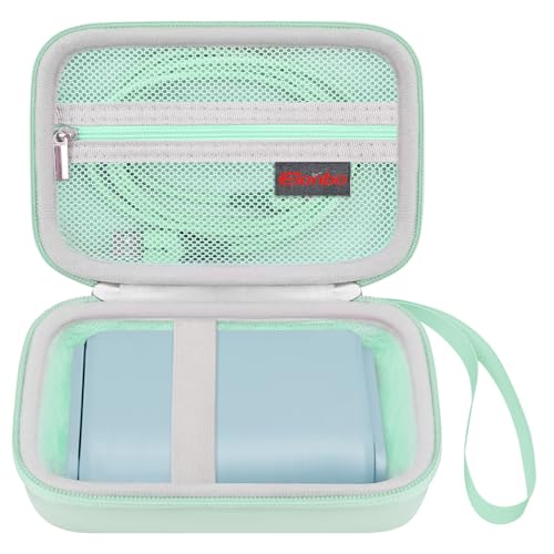 Elonbo Carrying Case for GL.iNet GL-MT3600BE (Beryl 7)/ GL-MT3000 (Beryl AX)/ GL-AXT1800 Portable Travel Router, Pocket WiFi Hard Travel Bag, Mini Mobile Hotspot Router Storage Holder, Green