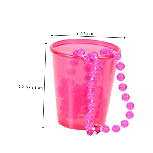 Anneome 60 peças de contas de festa de plástico design decorações em favor lembranças de noiva copos