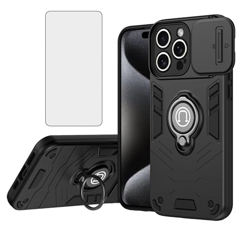 Coque iPhone 16 Pro Asuwish en caoutchouc hybride et finition fine robuste