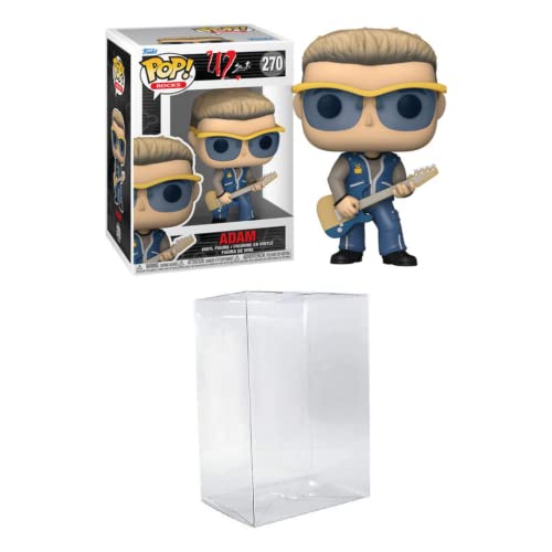 Funko POP! Rocks - U2, ZooTV - Adam Bundled with a Byron's Attic Pop Protector