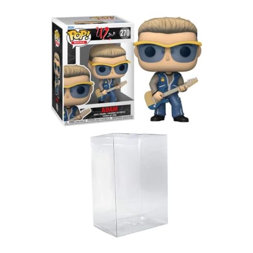 Funko POP! Rocks - U2, ZooTV - Adam Bundled with a Byron's Attic Pop Protector