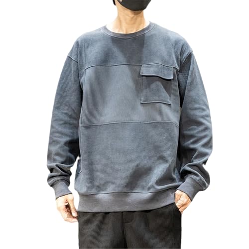 Sweat homme grande taille col rond qui sublime les silhouettes fortes