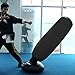 Qiilu Inflatable Punch Bag Inflatable Boxing Bag PVC PVC 160Cm Fitness Hit Sandbag Adults Children Inflatable Column Tumbler Punching Bag(Yellow) (Black)