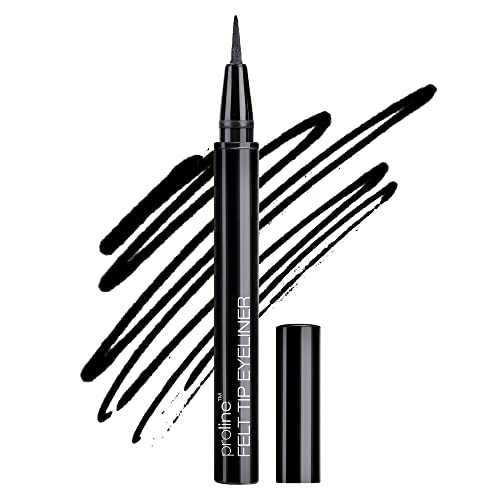 Wet n Wild Eyeliner Proline Felt Tip, Black, 0.5 g
