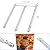 GasSaf 69787 Grill Burners Replacement for Weber Spirit E-310 Parts, 18" Burner Tube for Weber Spirit 300 and GS4 II 300 Gas Grill Parts(2013-Newer), 304 Stainless Steel Gas Tube Rebuild Accessory