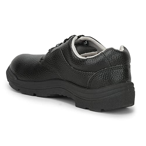 Image of Liberty Freedom VIJYATA-1 Lacing Black Safety Shoes for Men with PU Sole | Comfortable & Durable
