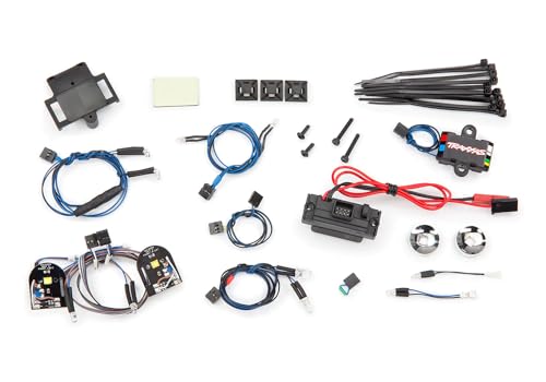 Kit d'éclairage complet Traxxas avec alimentation pour carrosseries 9111 et 9112