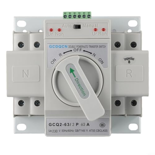 Interrupteur automatique double transfert anti coupure courant monophasé